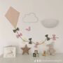 Liberty Style Fabric Kite, Baby Room Decoration, thumbnail 4 of 12