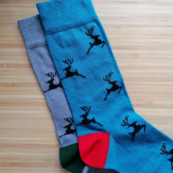 Reindeer Games Men's Socks, 4 of 4
