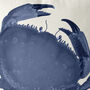Blue Rock Crab, Nautical Cushion, thumbnail 2 of 4