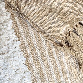 Tribal Off White Throw, 3 of 3