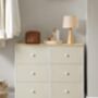 Six Drawer Fabric Dresser For Bedroom Or Nursery, thumbnail 2 of 12