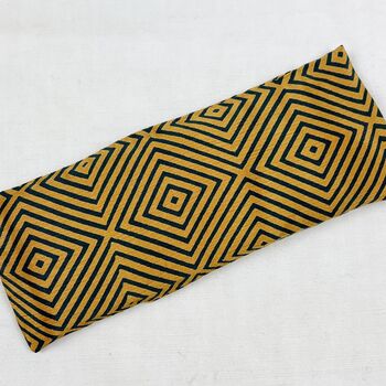 Handmade Sari Fabric Weighted Aromatherapy Eye Pillow, 8 of 12