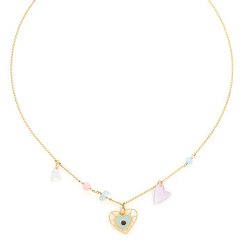 Three Hearts Short Necklace, 3 of 3