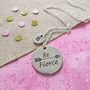 Personalised 'Be Fierce' Necklace, thumbnail 2 of 4