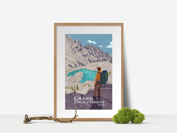 Grand Enchantment Trail USA Travel Poster Art Print, 4 of 8