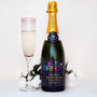 Luxury Champagne With Personalised Black Birthday Label, thumbnail 1 of 7