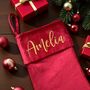 Personalised Luxury Velvet Stocking, thumbnail 2 of 6