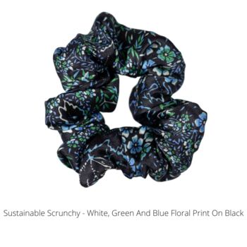 Sustainable Hair Accessories Scrunchies, 3 of 4