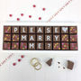 Chocolates With Please Will You Marry Me Message, thumbnail 1 of 5