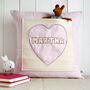 Personalised Pocket Cushion Gift For Girls, thumbnail 1 of 11