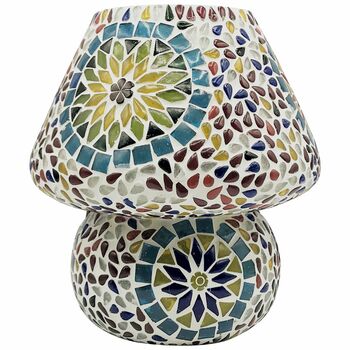 Mosaic Glass Table Lamp Beautifully Hand Made, 5 of 8