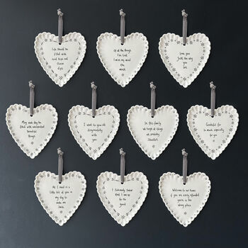 East Of India Scallop Heart In This Family We Laugh, 2 of 2