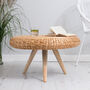 Natural Wood Coffee Table Round, thumbnail 2 of 5