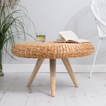 Natural Wood Coffee Table Round, 2 of 5