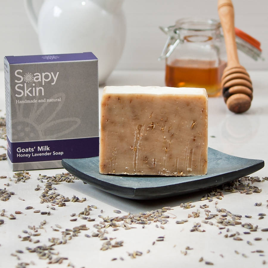 Goats' Milk Honey Lavender Soap By Soapy Skin