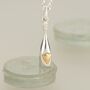 Sterling Silver Champagne Bottle Charm Necklace, thumbnail 4 of 8