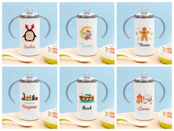 Personalised Kid's Sippy Cup, 2 of 12
