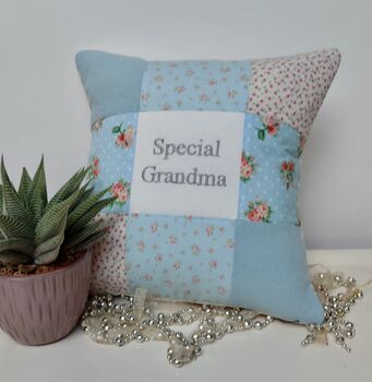 Special Grandma Cushion   Blue And Pink, 10 of 11