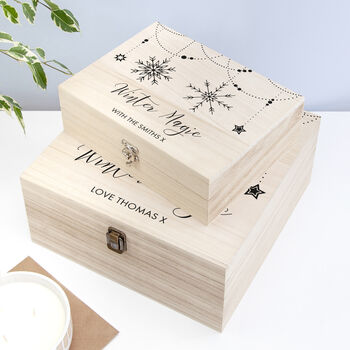 Personalised Winter Magic Christmas Eve Box, 11 of 12