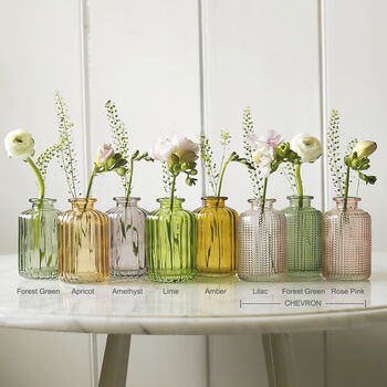 Little Coloured Glass Bottle Vase, 2 of 8