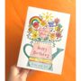Personalised Flower Birthday Card For Mum Nan, thumbnail 1 of 3