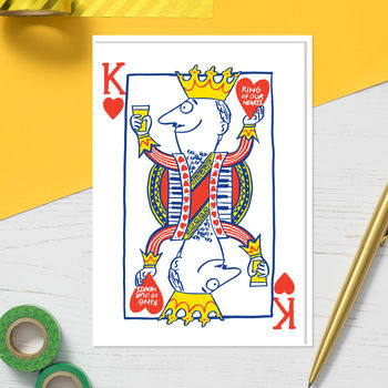 King Of Our Hearts Card, 2 of 2