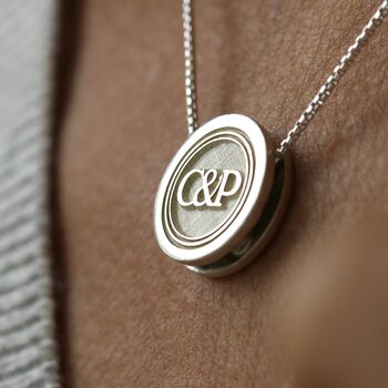 Monogram Echo Necklace, 10 of 10
