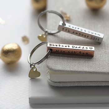 Personalised Copper Bar Keyring, 6 of 12