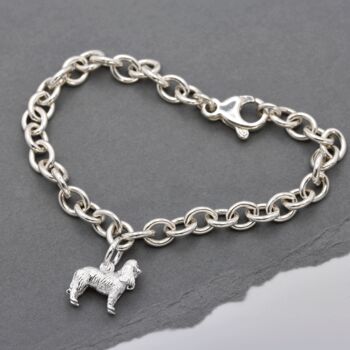 King Charles Spaniel Silver Charm, 3 of 12