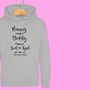 'Mummy And Daddy Finally Tied The Knot' Boys/Girls Wedding Hoodie, thumbnail 1 of 12