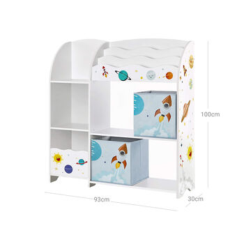 Multi Functional Toy And Book Organiser Storage Unit, 7 of 7