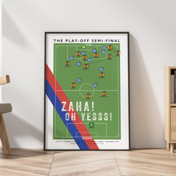 Crystal Palace Zaha! Oh Yes! Poster, 3 of 8