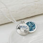 Memorial Ashes Silver Dove Locket Necklace, thumbnail 1 of 6