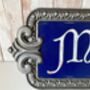 47cm Blue Metal Paris Metro Sign – Vintage Wall Plaque, thumbnail 3 of 6