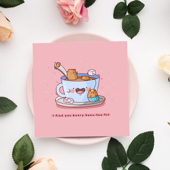 Cute Tea Bears Greetings Card, 7 of 8