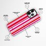 Berry Stripe Phone Case For iPhone, thumbnail 2 of 8
