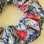 Print Scrunchie, Lighweight Soft Cotton, thumbnail 10 of 13