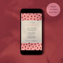 Digital Download Birthday Party Invite With Polka Dot Border, thumbnail 2 of 6