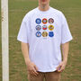 Rangers Football Beer Mats Oversized T Shirt, thumbnail 4 of 10