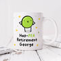 Personalised Mug 'Hap Pea Retirement', thumbnail 3 of 4