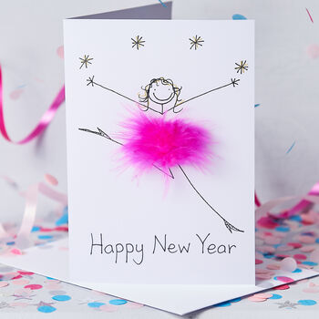 Handmade Personalised 3D Happy New Year Card, 3 of 3