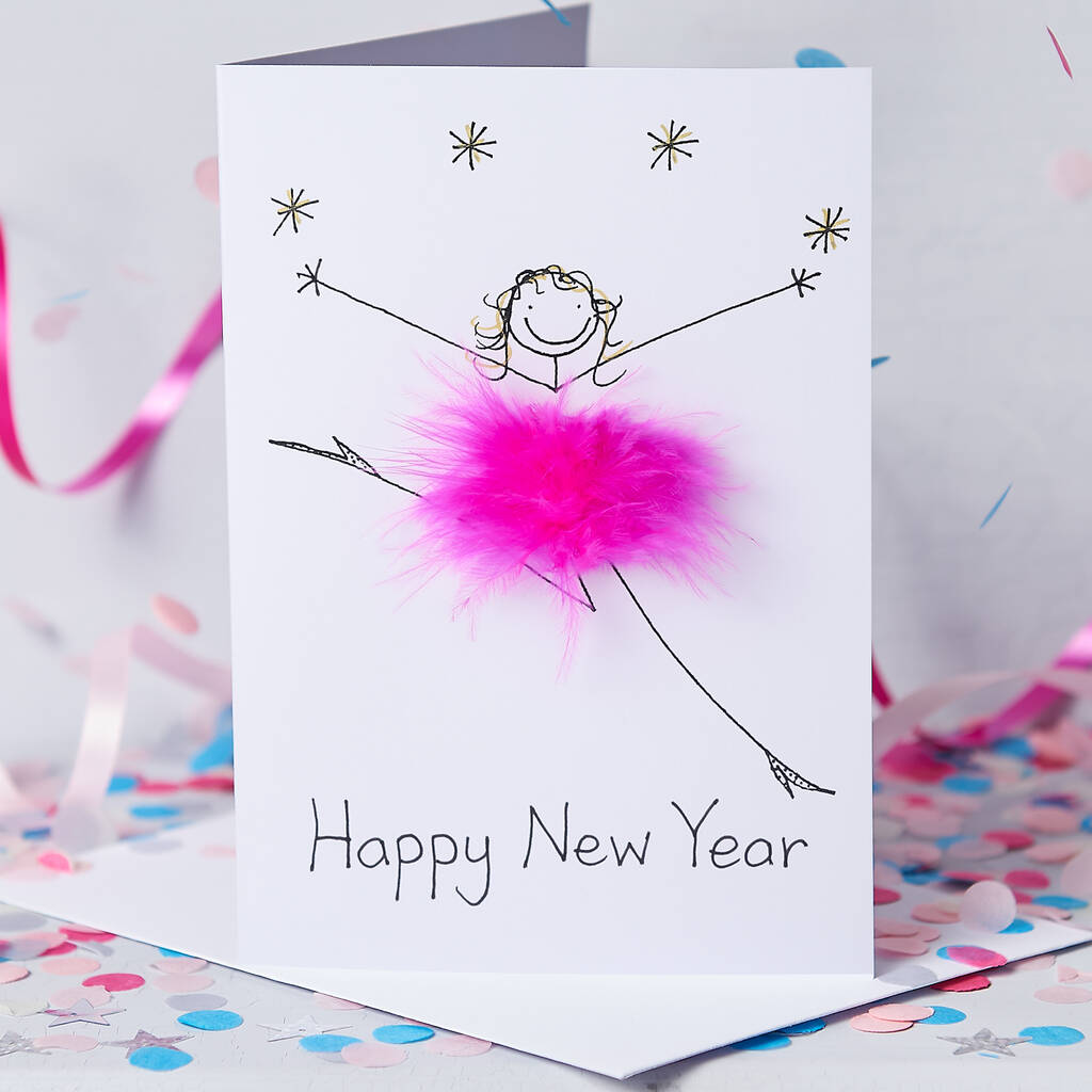 new year handmade card design