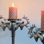 Majestic Silver Stag Candle Holders, thumbnail 2 of 2