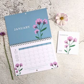 2026 Wall Calendar A5 Opens To A4, Grow Your Own Flower Garden Wall Seed Calendar, 5 of 10