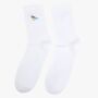 Men's Blue Tit Embroidered Cotton Socks Three Pack, thumbnail 5 of 5