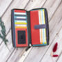 Personalised Woman's Zip Around Leather Purse Gift, thumbnail 5 of 7