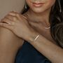 Freshwater Pearl Necklace And Bracelet Set, thumbnail 3 of 5