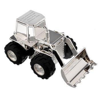 Christening Gifts For Boys Digger Truck Money Box, 3 of 7