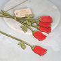 Mummy I Love You Because… Personalised Red Roses, thumbnail 1 of 3