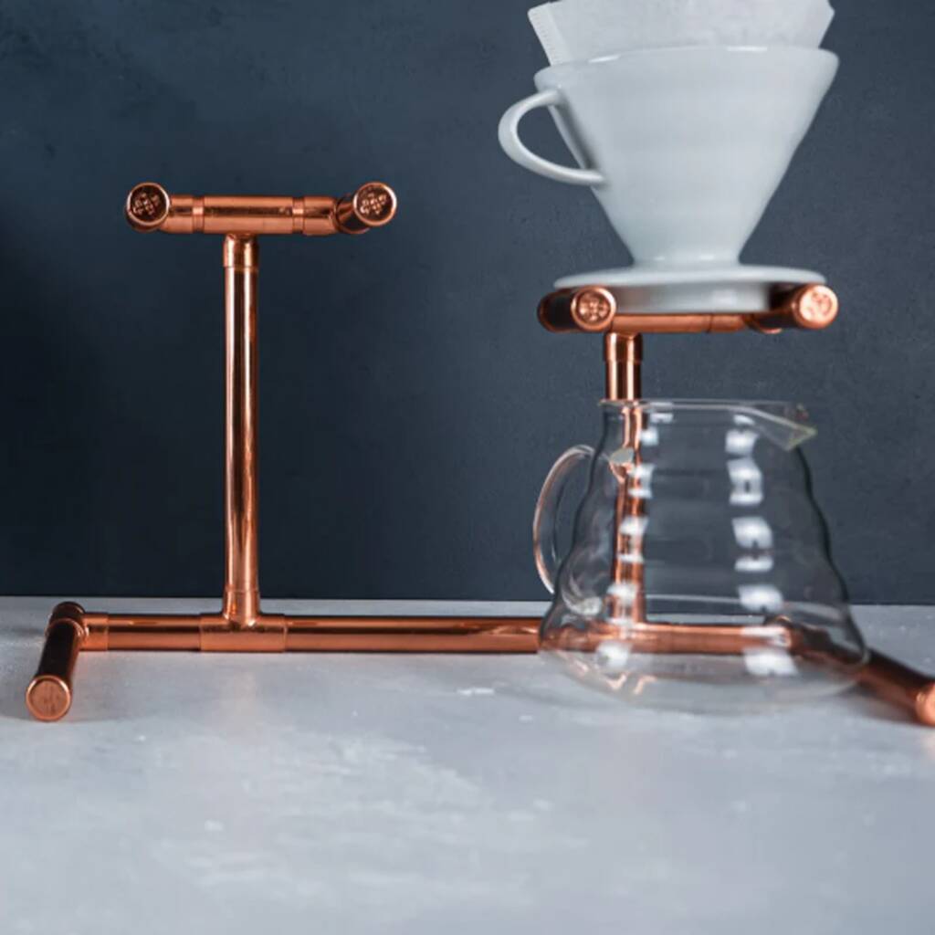 Solid Copper Coffee Dripper Stand, 1 of 2